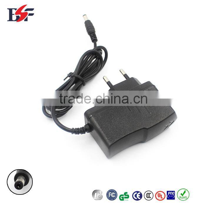 9w EU plug adapters with CE RoHs GS