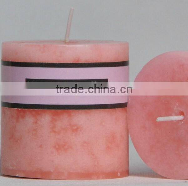 high quality pillar candles scented wholesale in multi colors