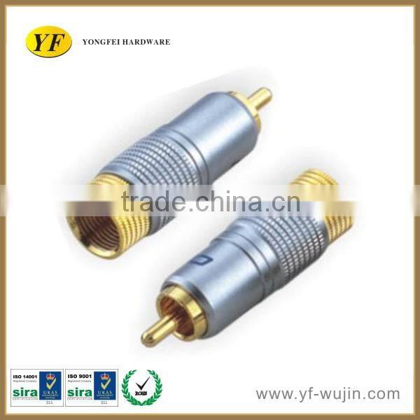 Aluminium Alloy Stamping Parts Brass Frequency Connector Communication Equipment Parts