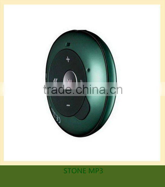 2012 idea mp3 Stone shape portable audio player
