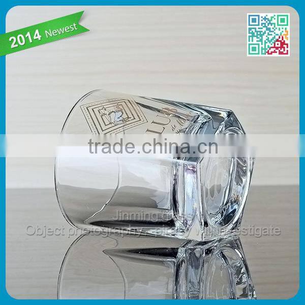 2015 hot sale Bar special shaped shot glass pentagonal shot glass