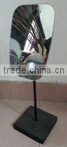Metal and Chrome Double Side LED Mirror