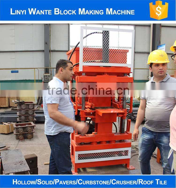 WANTE MACHINERY WT1-10 Eco Interlocking Brick Making Machine