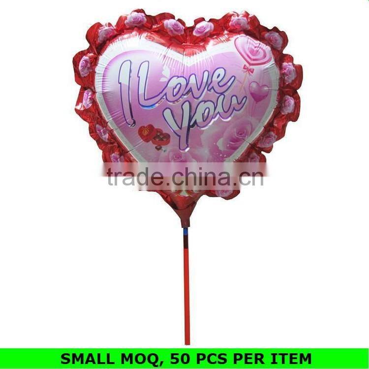 Wholesale Various Shapes Mini Helium Balloon with Balloon Stick