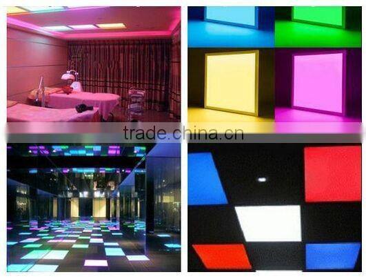 Hotel led lighting Wifi and 2.4G Wireless remote control 600x600 RGB led panel light 2x2 led flat panel 60x60cm