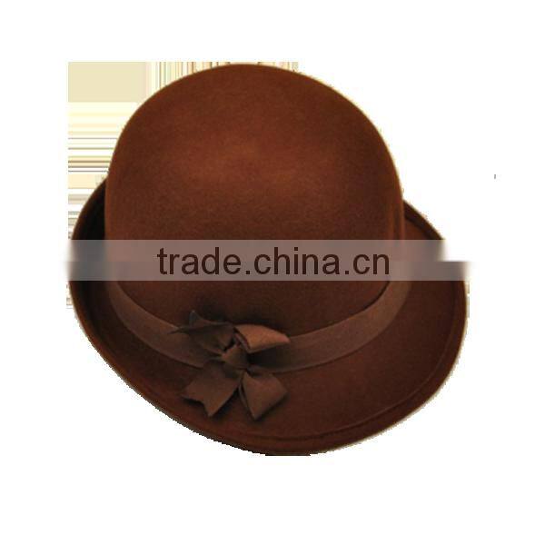 Wool felt bowler hats