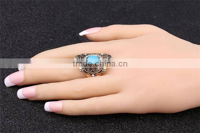 1 dollar gift for women 2016 new model fashion jewelry rhinestone gemstone ring