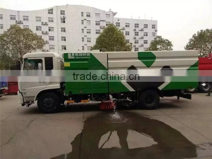 2016 NEW dongfeng tianjin road cleaning sweeper truck for sale