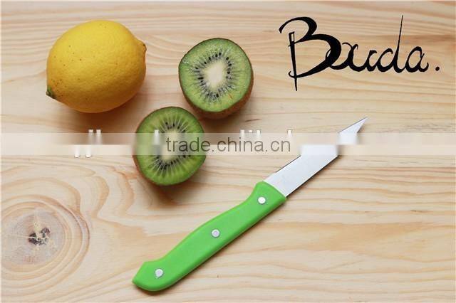8" Good quality hot sell plastic and aluminium handle ice-cream spoon BD-T300