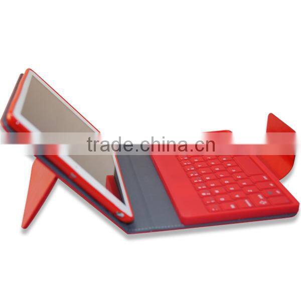Fashion Red External Wireless Tablet PC Keyboard for Android Mobile Phone
