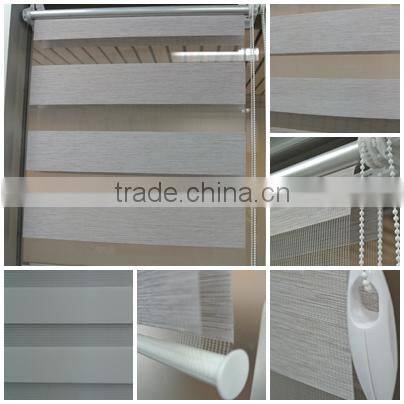 Textile venetian blinds 18 mm ,28mm, 38mm zebra roller blinds with zebra fabric