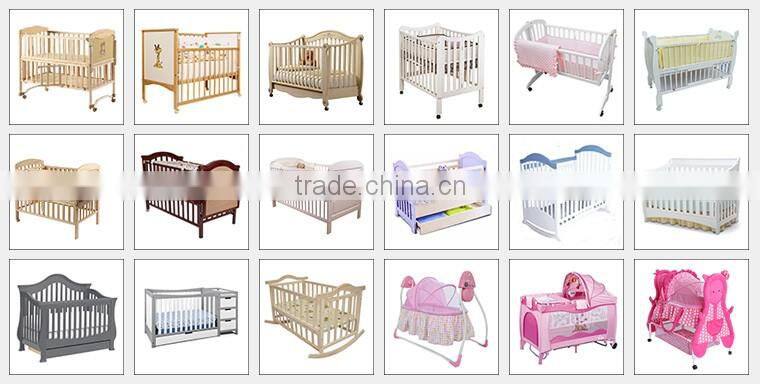 WBC-22B hot selling euro UK style multi-purposes baby cot dimensions, baby cot wheels