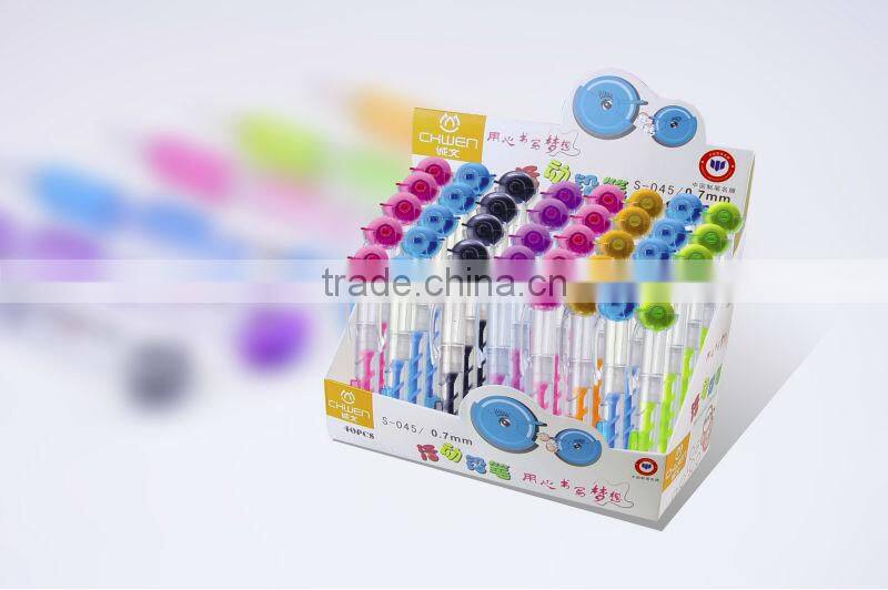 side-click mechanical pencil