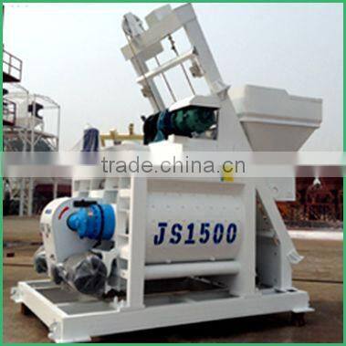 twin-shaft concrete mixer JS1000 for sale with Pneumatic motor