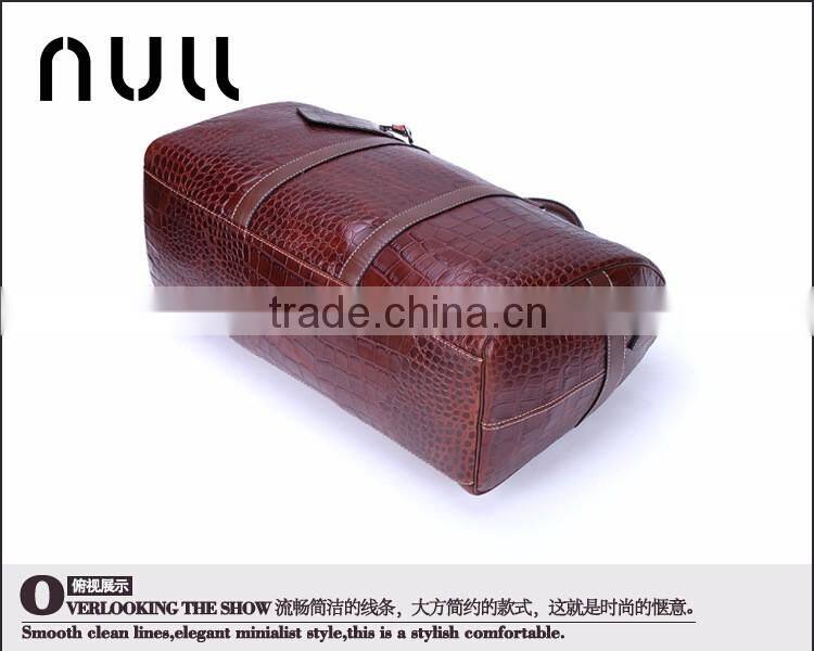 Mens Tote Travel Genuine Leather Oversized Wear-resist Travel Duffle Weekend Bag