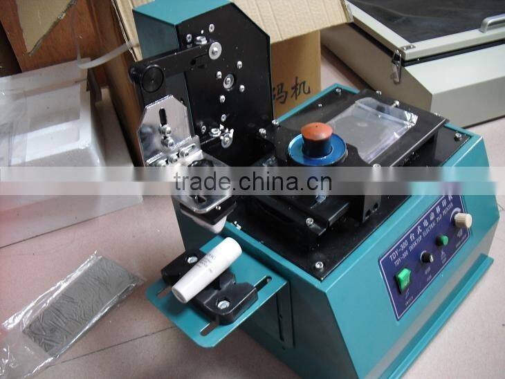 mini logo date pad printing machine/semi automatic pad printer with closed ink cup