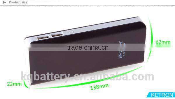 2014 NINGBO double output 9000mAh power bank 12v 2.3ah battery