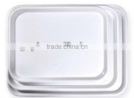 white & black plastic spin tray /fiberglass dryer pans