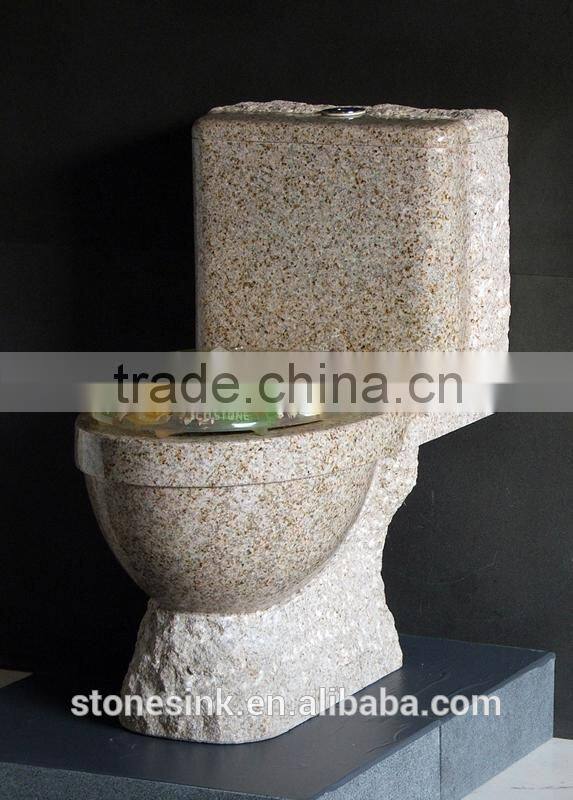 Flush Granite Durable Stone Toilet