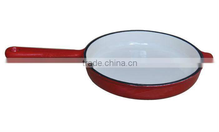 enamel coated cast iron skillet