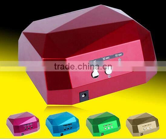 Pro 36 watt led nail lamp for Drying UV gel Gel Polish nails12W CCFL+24W LED