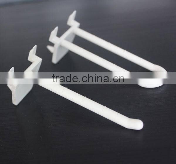 ABS Material hanging hook The Top and The Hot Plastic Display Hook in White