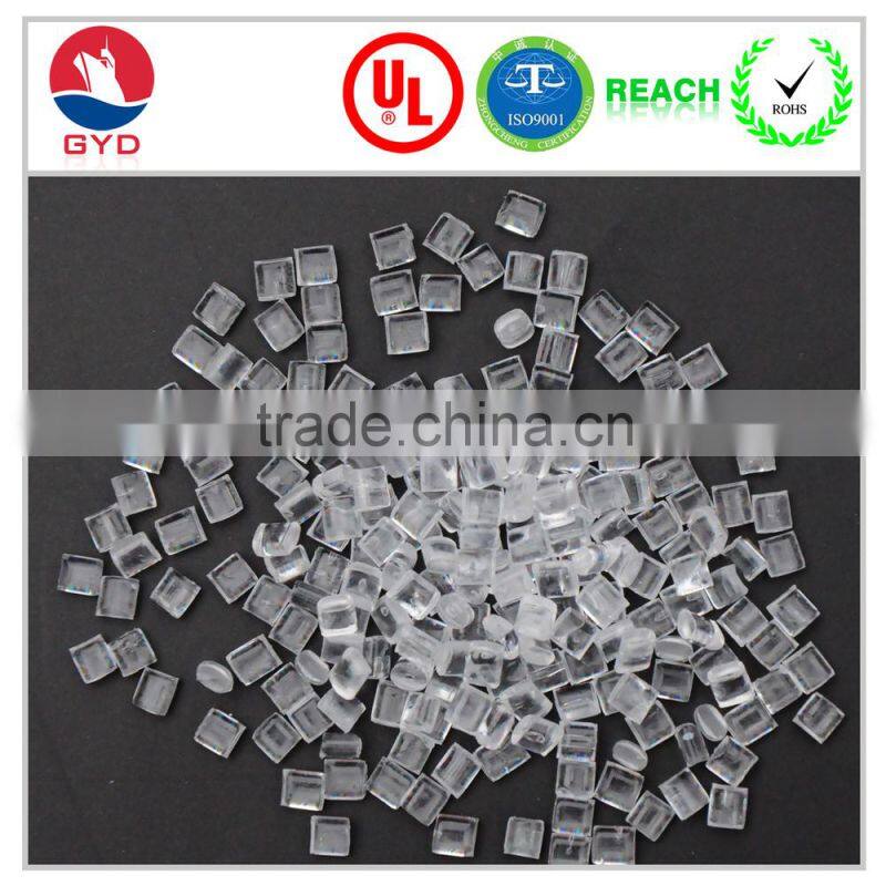 Fire retardant ul certificate pc material resin, Reach Rohs certified Low halogen plastic pc resin