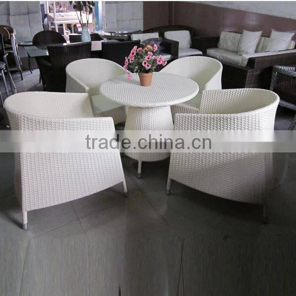 Outdoor modern wicker rattan furniture living room stacking set YPS007