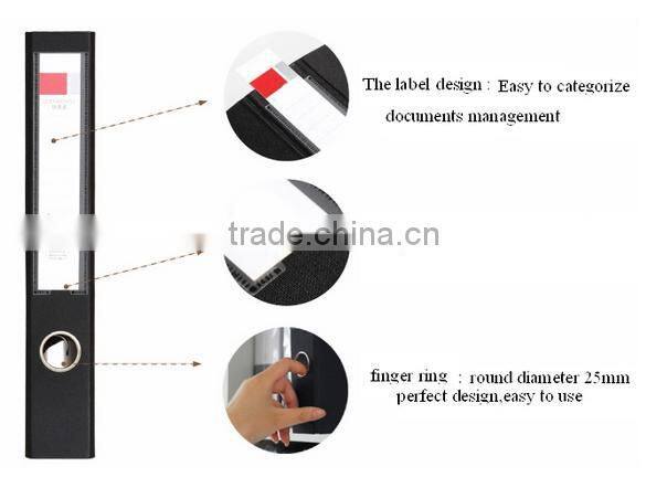 Trustable quality A4 size cardboard file folder ring binder