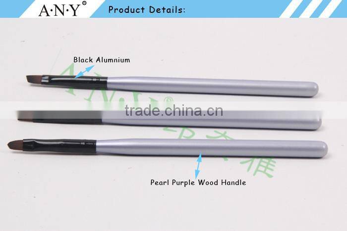 ANY UV Gel Nails Design Painting Nylon Hair French Nail Brush Flat Oval Wood Handle