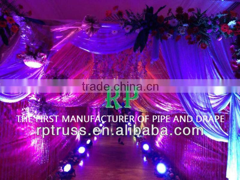 Creative handmade gifts telescopic pipe and drape for wedding decoration