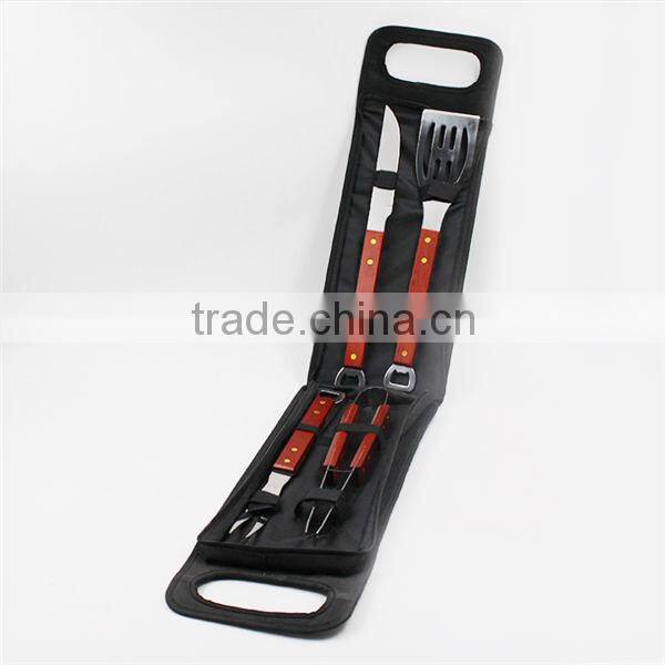 Durable stainless steel bbq tools set