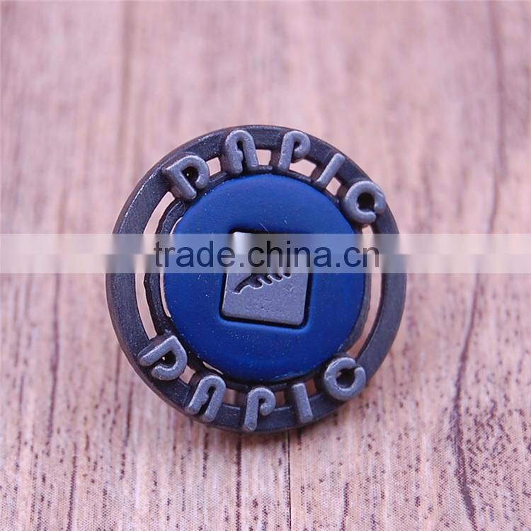 Private custom fur coat blazer shirt embossed metal buttons