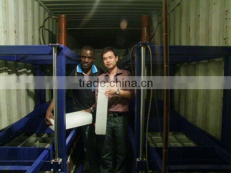 Commercial 3000kg/day automatic block ice machine for cooling