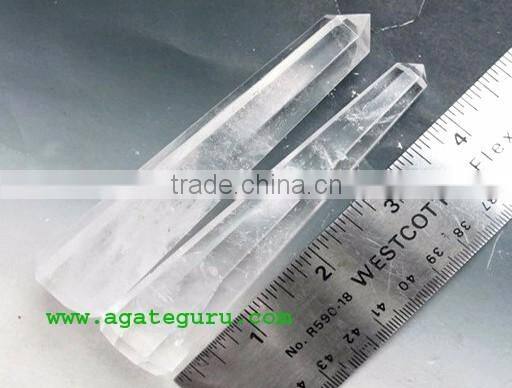 16 Facet Gemstone Massage wands : Green Aventurine