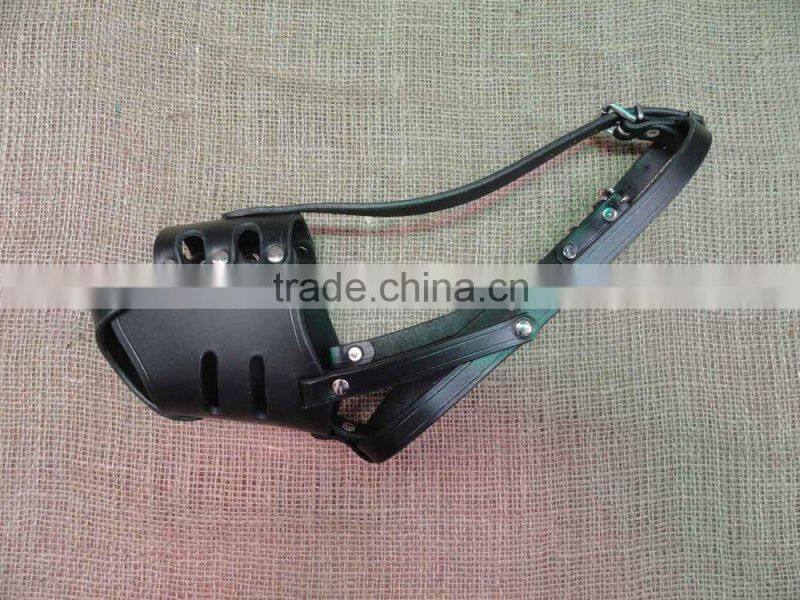 2016 Luxury Handmade Braided Genuine Leather Dog Muzzle