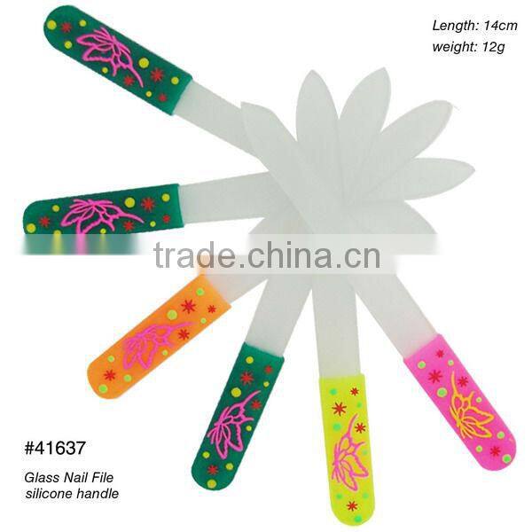 Crystal Glass and Rhinestone Nail File