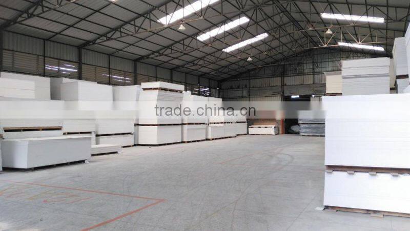 white waterproof plastic pvc foam board for bathroom cabinet