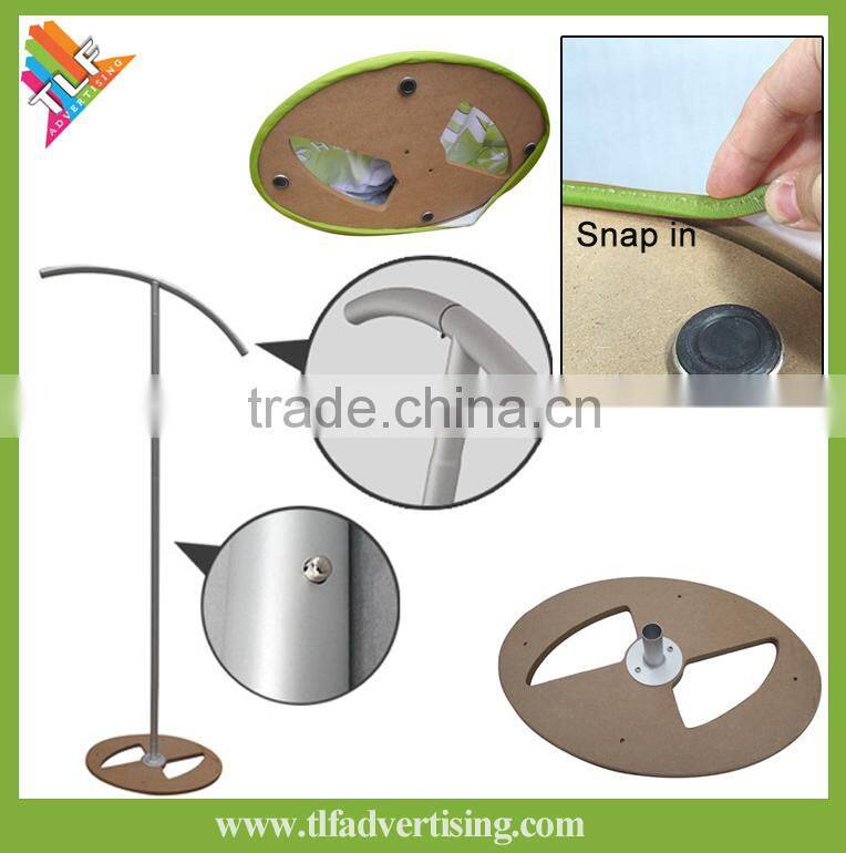 Pop Up Tension Fabric Display, 3x4 Fabric Tension Display.