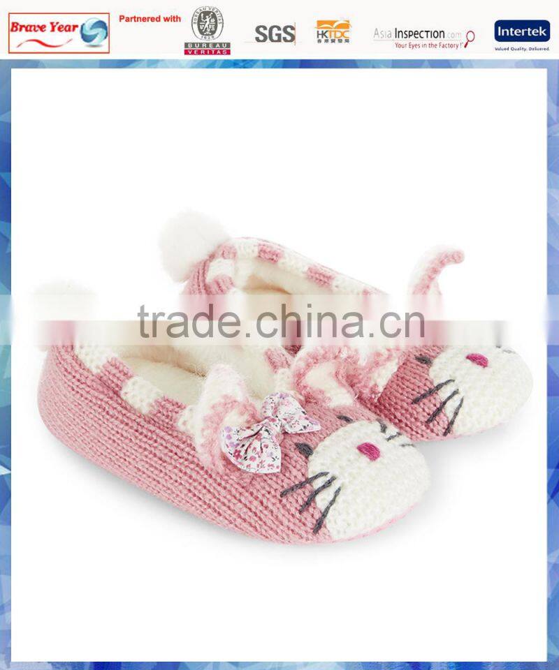 2014 hot sell novelty bunny knit baby shoes