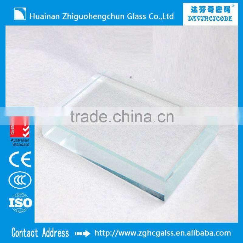 best quality 4 mm to 19 mm ultra clear glass