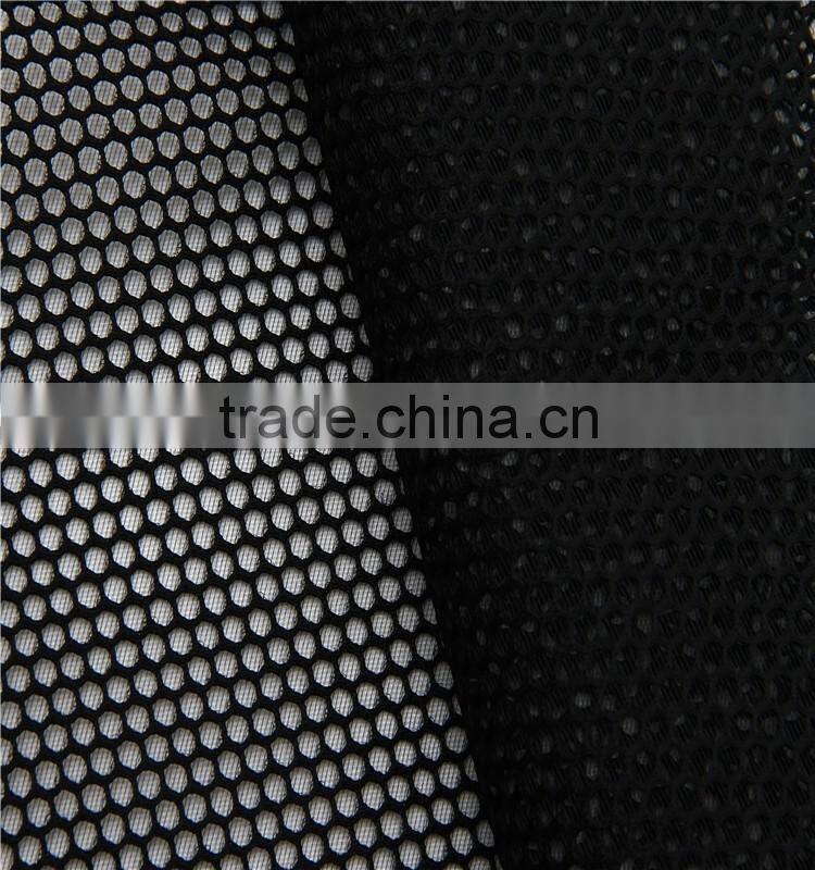 Hexagonal mesh folder cloth for clothing
