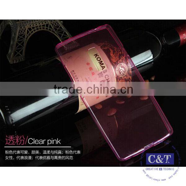 C&T New Design 0.3mm Crystal Clear Soft TPU Cover Case For Oneplus 2 Two 2nd