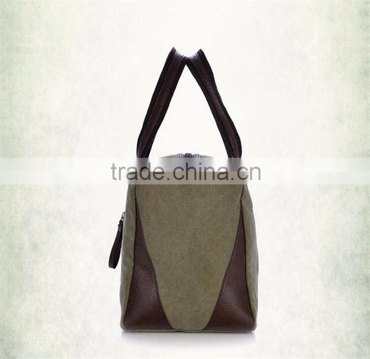 china Supplier Simple Men Daily Use Travel Bag Washed canvas male handbags