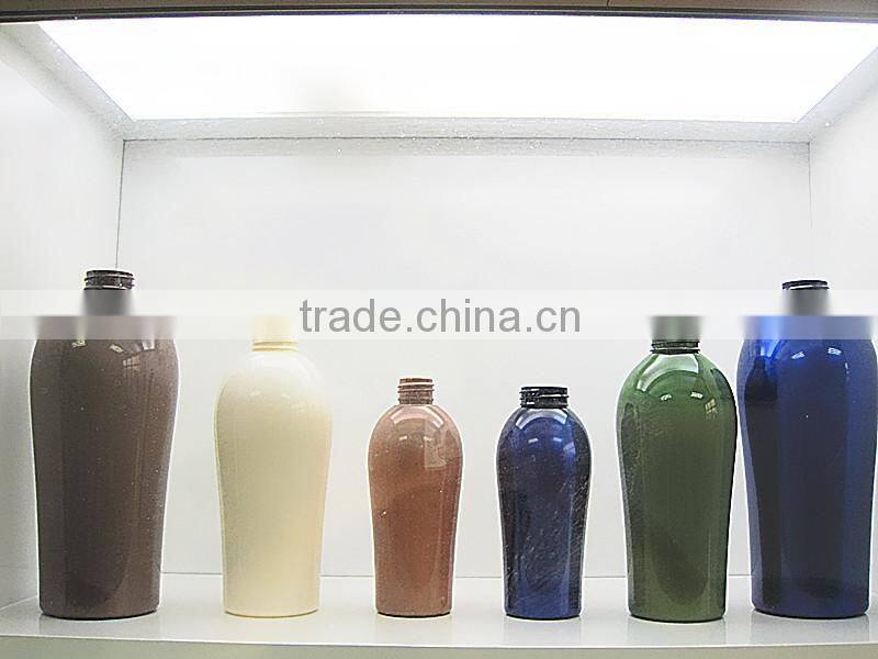 120ml 250ml 500ml 750ml screen printing surface handing and custom plastic PET bottle and lotion pump