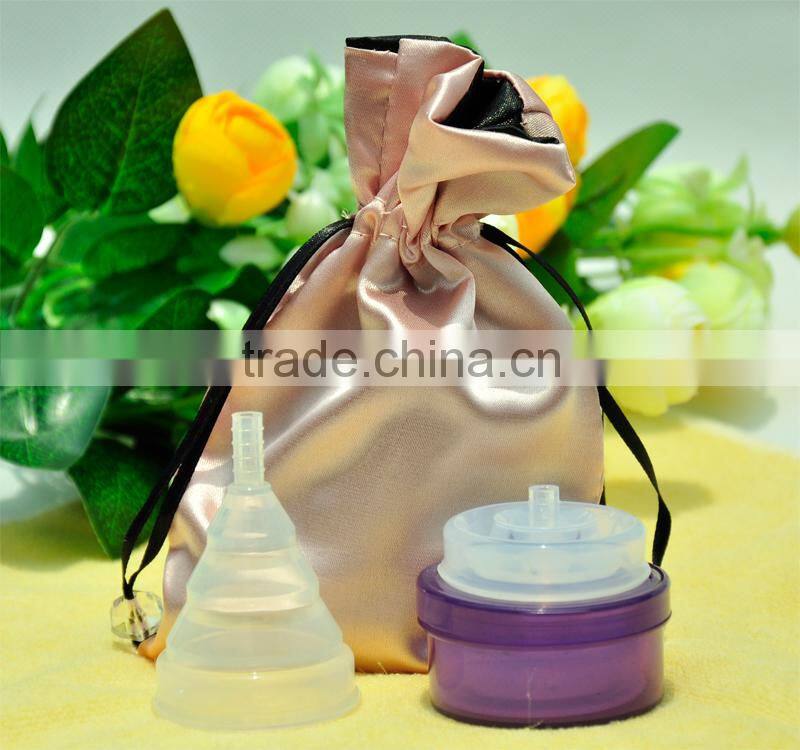 FDA silicone Foldable Resuable Menstrual Cup