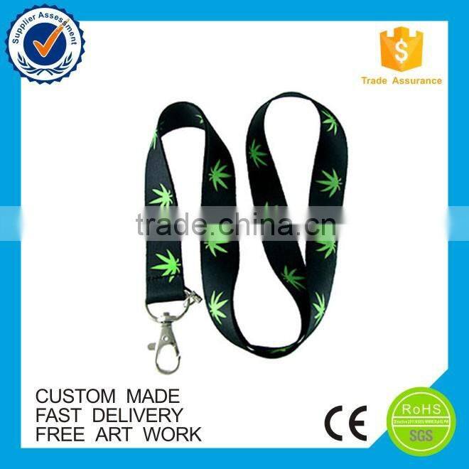 Promotion China supplier custom logo lanyard free sample