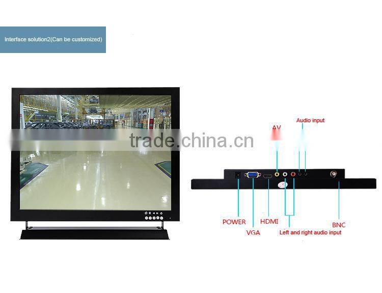 High Brightness19inch cctv lcd display for screen surveillance