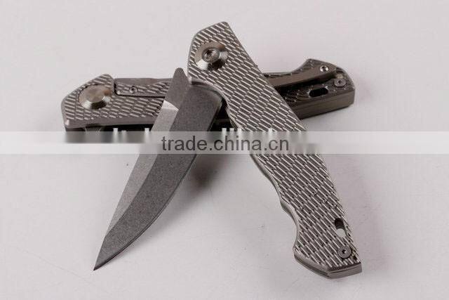 OEM Titanium handle D2 survival knife
