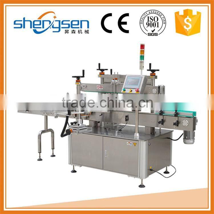 Economic bottle automatic flat label applicator